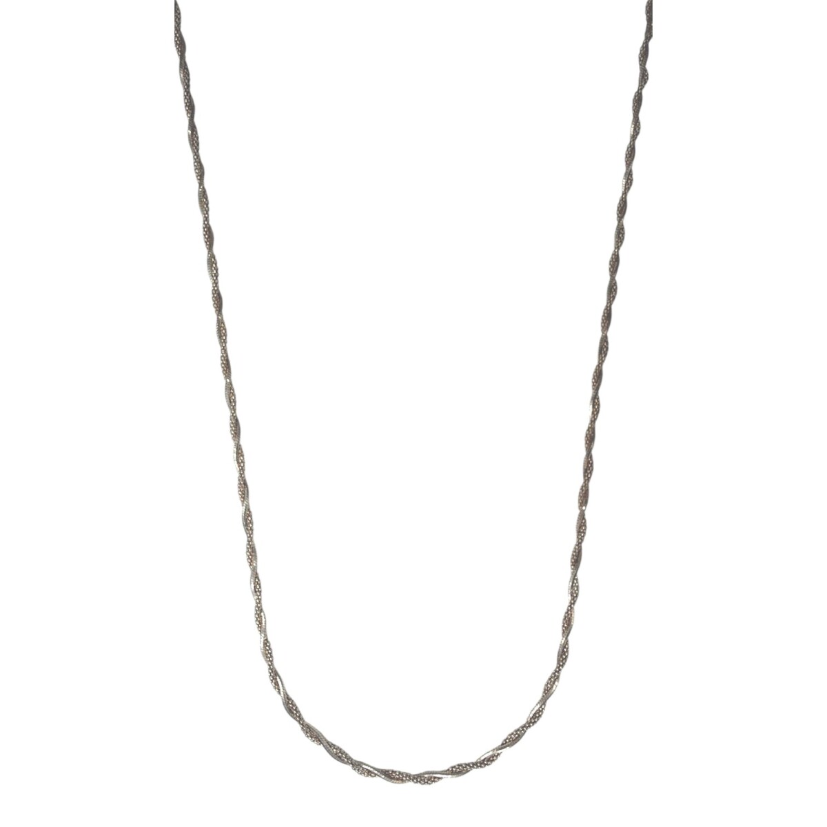 Cadena Palomita/Cola de Ratón - Plata 925 - Sin Piedra - CD3494 - sinpiedra 