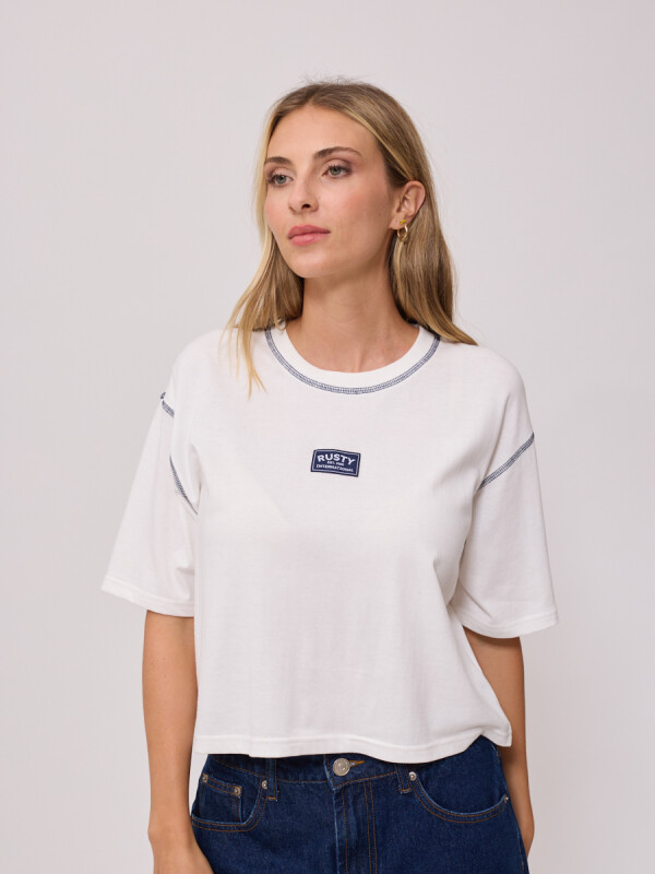 T-SHIRT RUTSU RUSTY Blanco