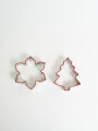 Horno Molde Estrella + árbol, Set 2ps. 8 Color Unico