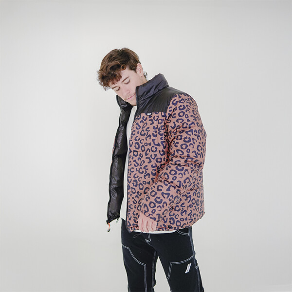 Campera Pulau Puffer Gloffy Reversible Negro