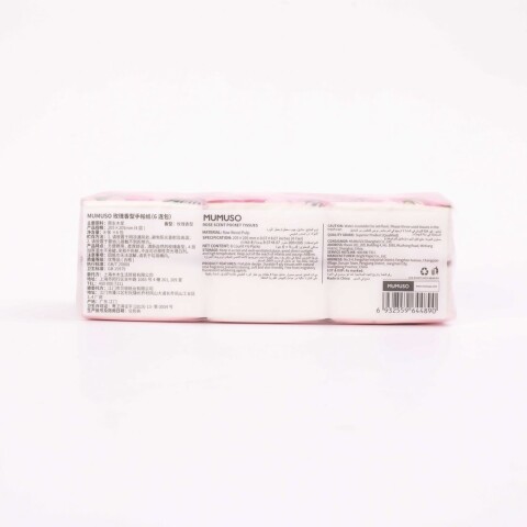 PAÑUELOS DE BOLSILLO CON AROMA A ROSA PAÑUELOS DE BOLSILLO CON AROMA A ROSA