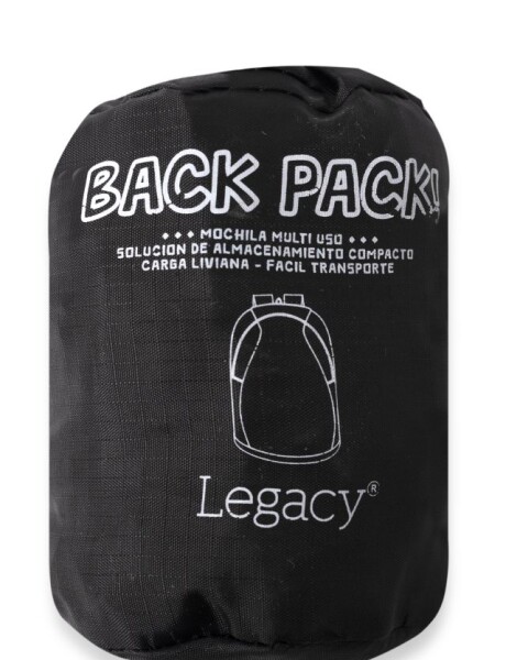 MOCHILA PLEGABLE LISA Negro