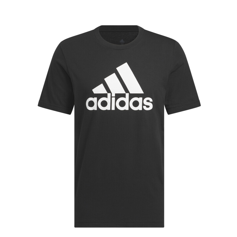 Remera de Hombre Adidas Basic Bos Tee Negro - Blanco