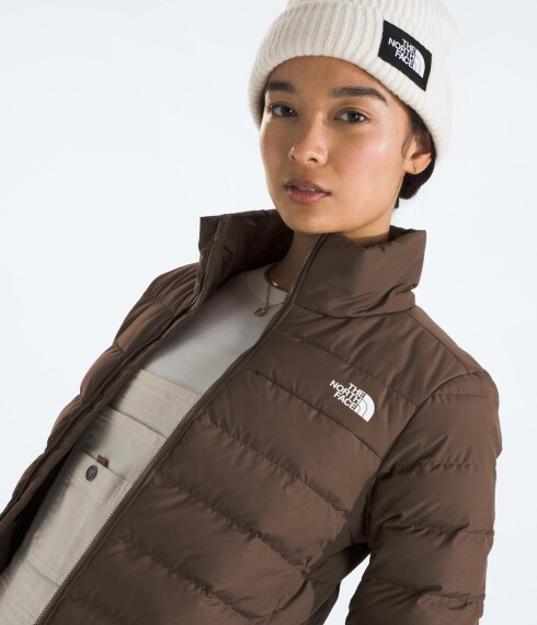Campera de Pluma Aconcagua mujer Smokey Brown