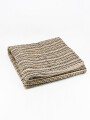 ALFOMBRA YUTE MAHAL FRANJAS BEIGE