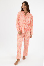 Pijama flannel fleece Rosado