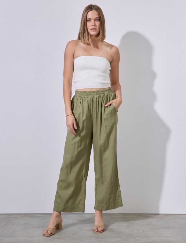 Pantalon Lino OLIVA