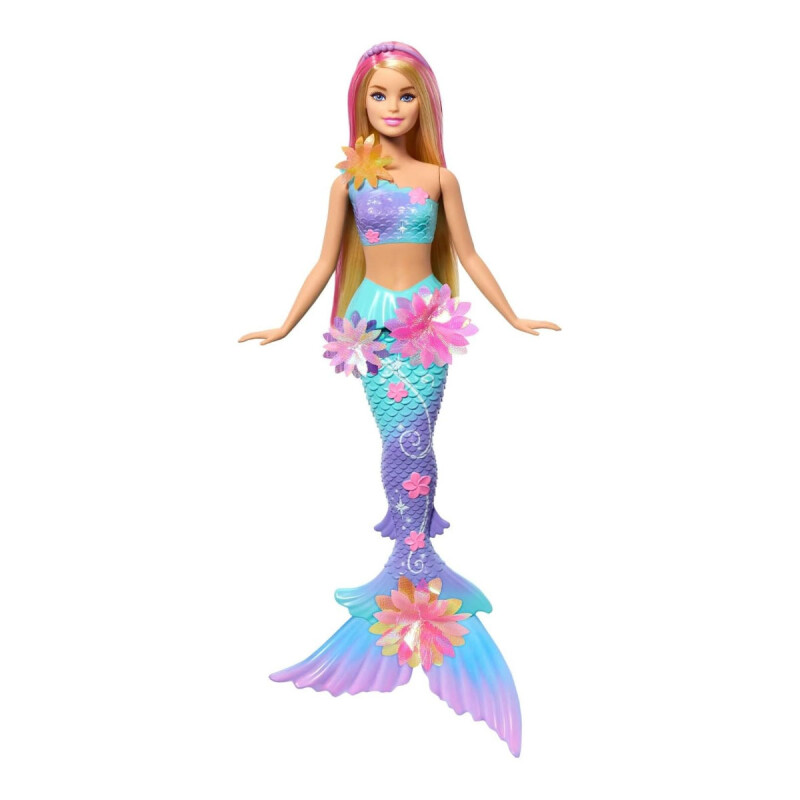 Muñeca Sirena Mágica de Flores Barbie Muñeca Sirena Mágica de Flores Barbie