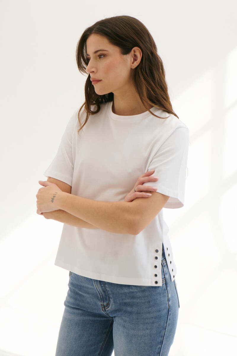 REMERA AROS BLANCO