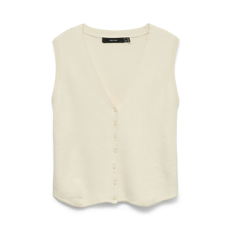 VMGOLD SL V-NECK VEST BIRCH