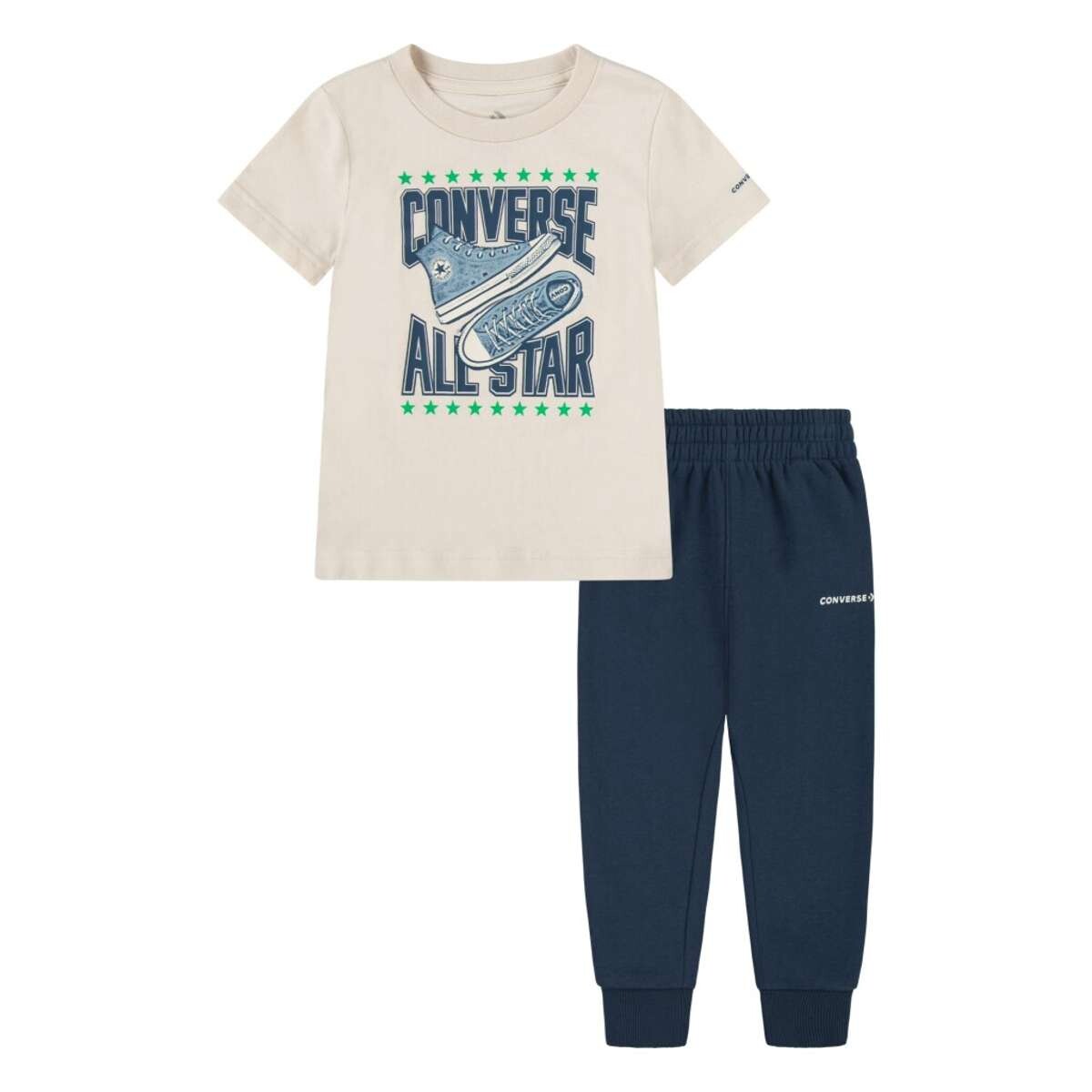Conjunto All Star Tee+Jog Set de Niños - Azul 