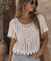 Blusa Star Pre venta blanca