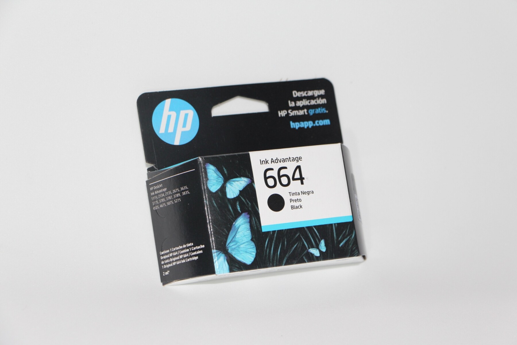 CARTUCHO HP 664 NEGRO 