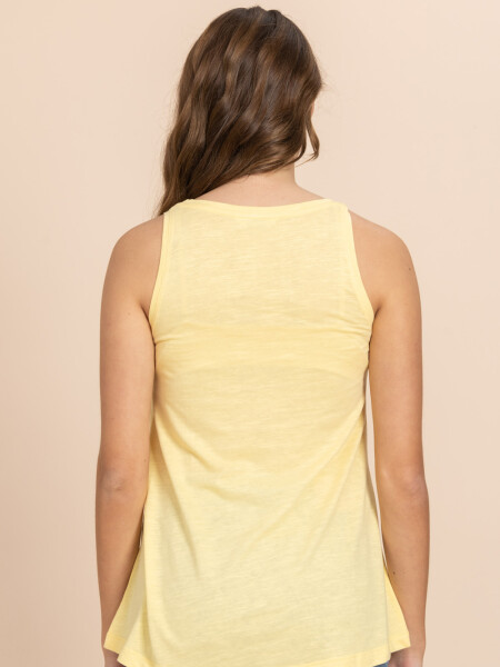 Musculosa básica slub Manteca