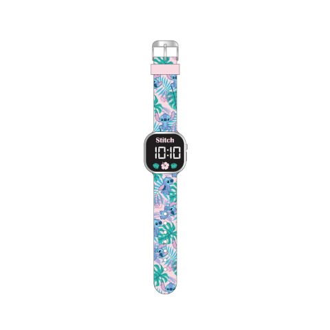 Reloj de niño digital banda led Lilo & Stich