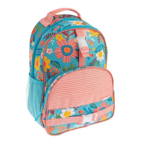 MOCHI.G.SJ Mochila Escolar Grande 48cmx16cmx40cm Stephen Joseph - Flores Colores