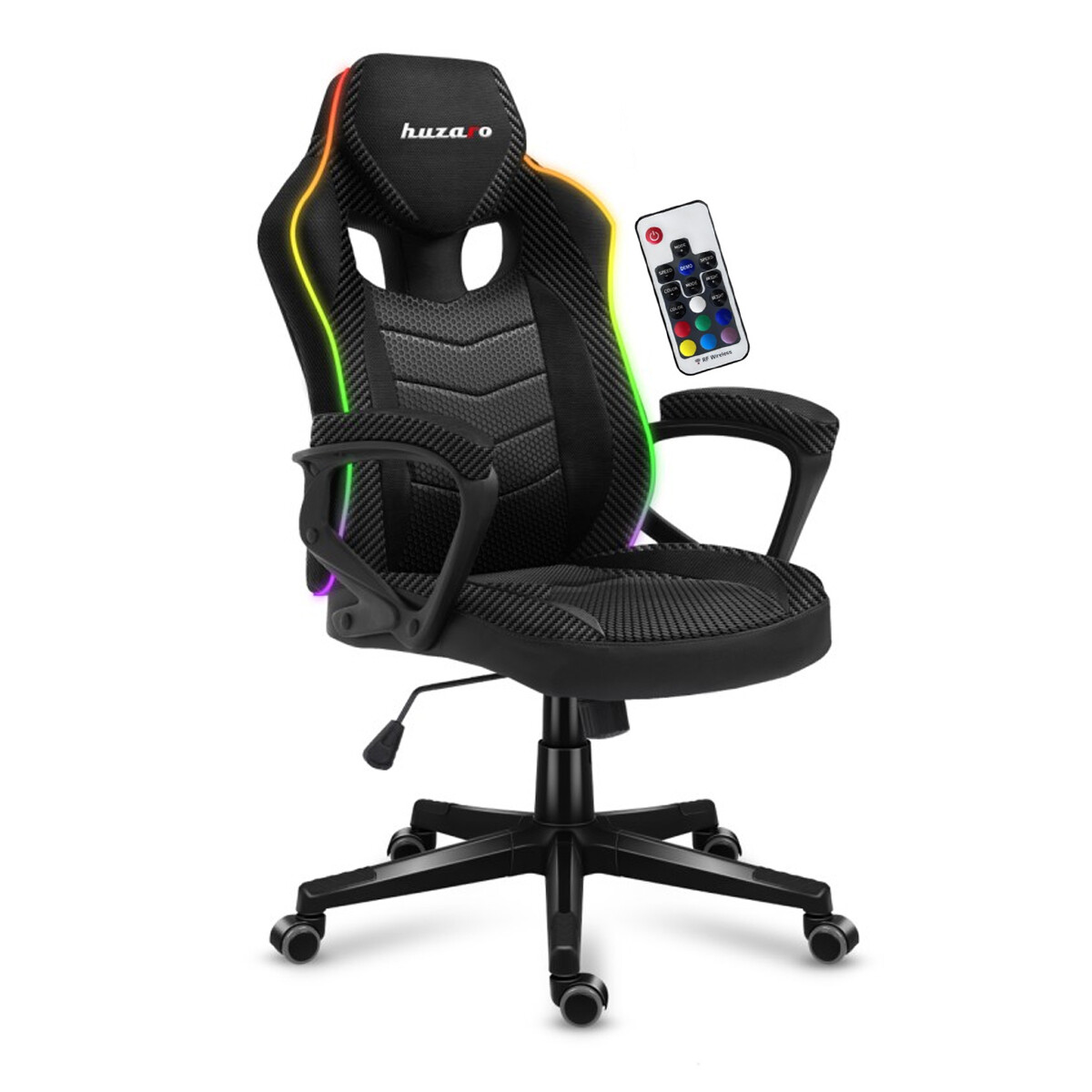 Silla Gamer Huzaro Hz Force 2.5 Luz Rgb - SILLA HUZARO HZ FORCE 2.5 LUZ RGB 