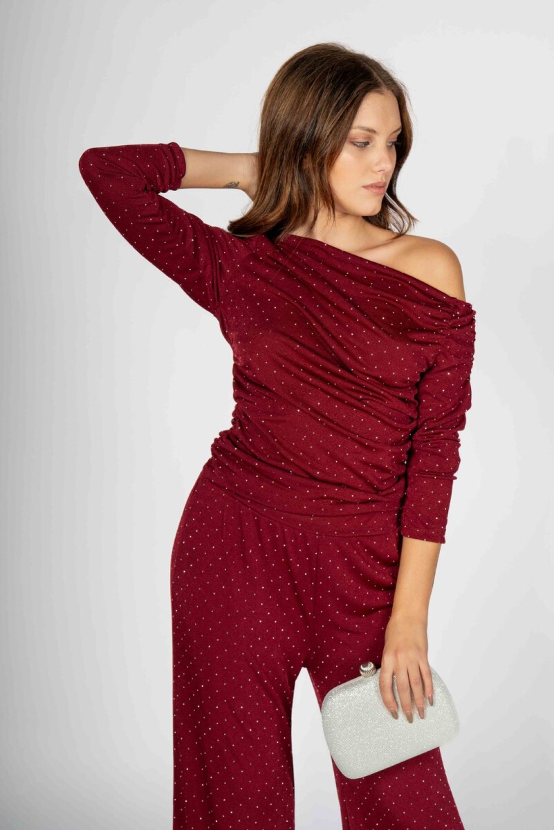 Blusa Spabri - Bordó 