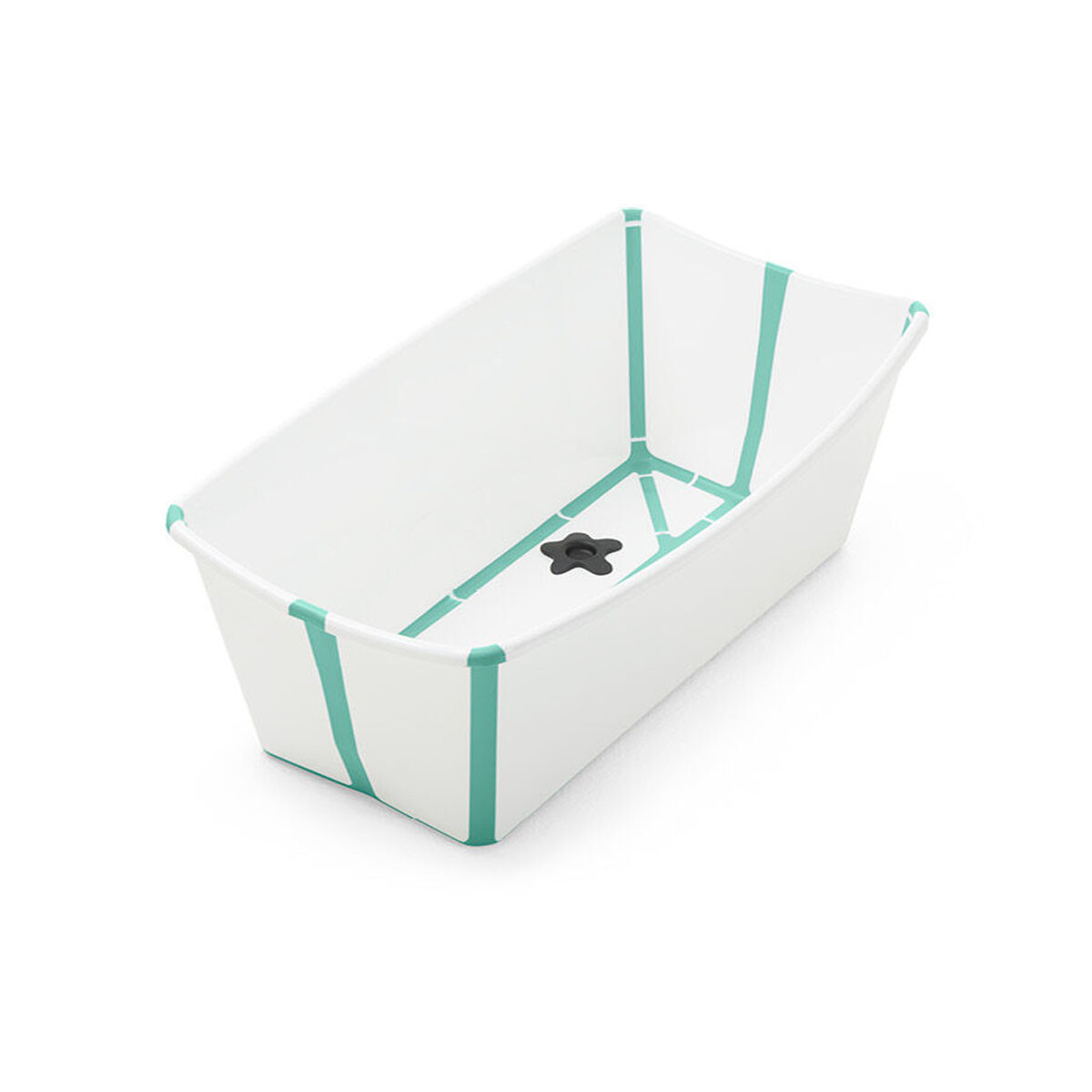 Bañito Plegable Flexi bath stokke - Blanco / Aqua 
