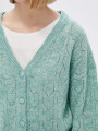 Cardigan Safia Verde Grisaceo