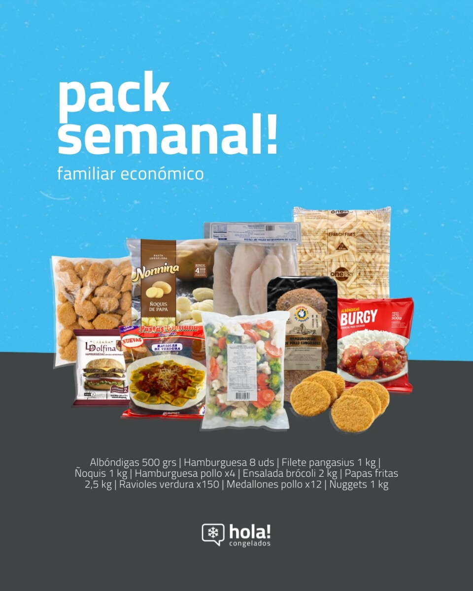 PACK SEMANAL FAMILIAR ECONÓMICO 