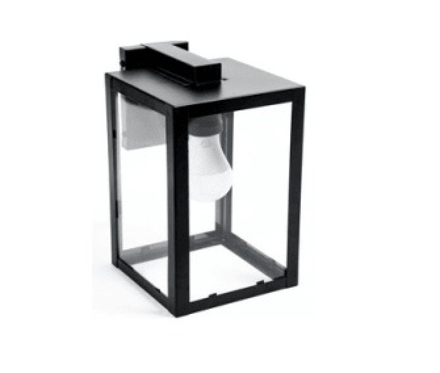 FAROL 1L “CONI” C/ MÉNSULA PEQUEÑO NEGRO E27 