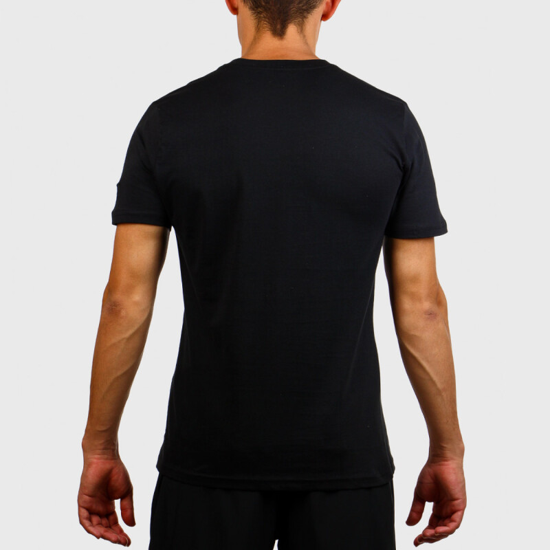 Diadora Hombre T-Shirt Deportivo Crew Neck Negro