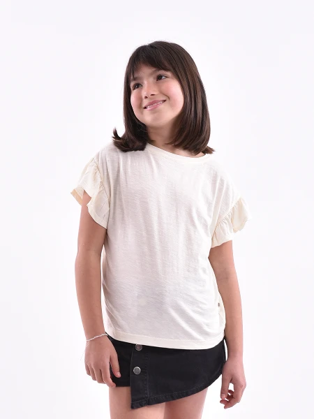REMERA INÉS KIDS BLANCO