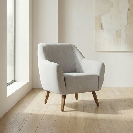 Butaca Paula - Tela Rústica C29 (Tostado)