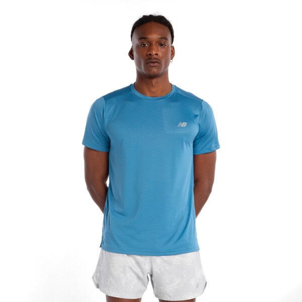 Remera New Balance Sport Essentials Hombre MT41222SRU Azul