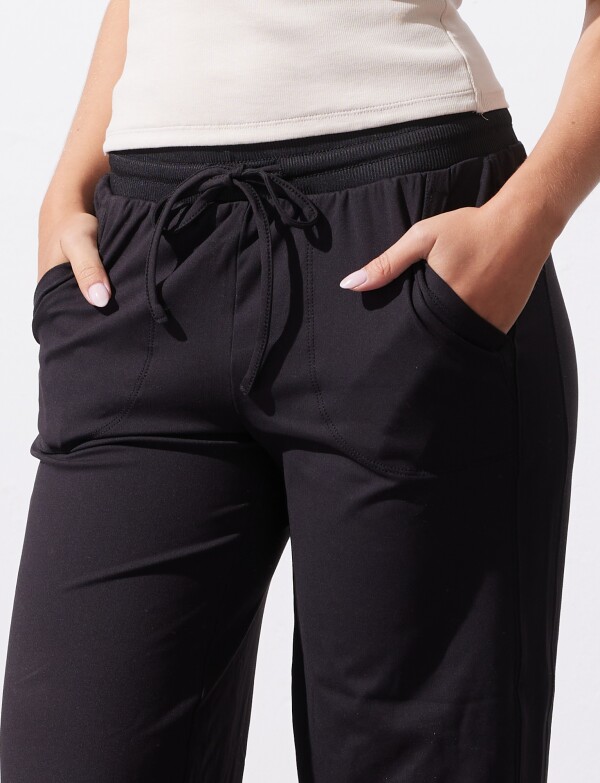 Jogger Wide Leg NEGRO