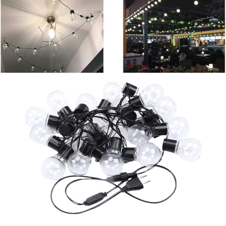 Guía de 10 Luces Cálidas G50 KIQW-007 001