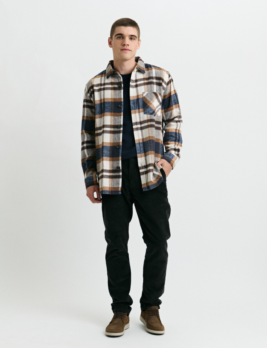 300568 SOBRECAMISA HARRY Ladrillo