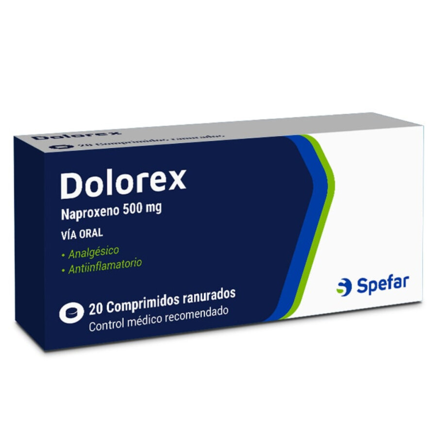 Dolorex 500 mg – 20 Comprimidos Dolorex 500 mg – 20 Comprimidos
