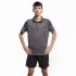 RAPID POLO T-SHIRT MEN BLACK GREY MELANGE