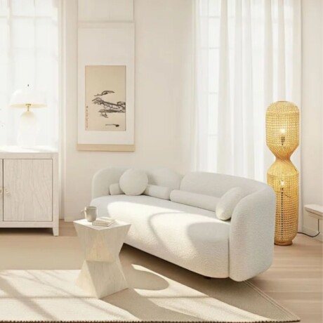 MESA AUXILIAR TRAVERTINO Beige - -