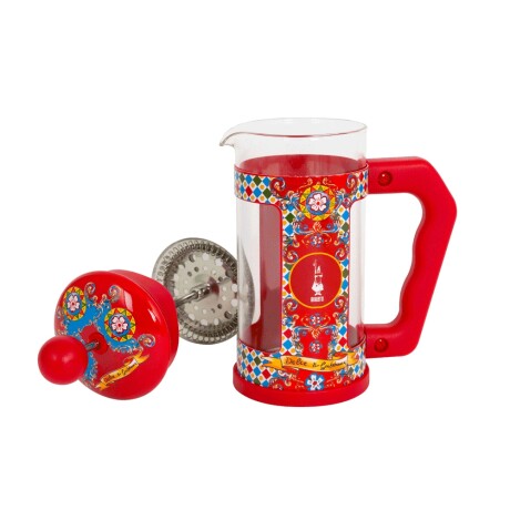 CAFETERA PRENSA DOLCE GABBANA CARRETO SICILIANO 350ML ROJO