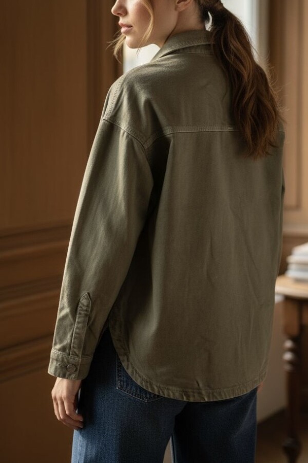 Sobrecamisa Lavada Safari