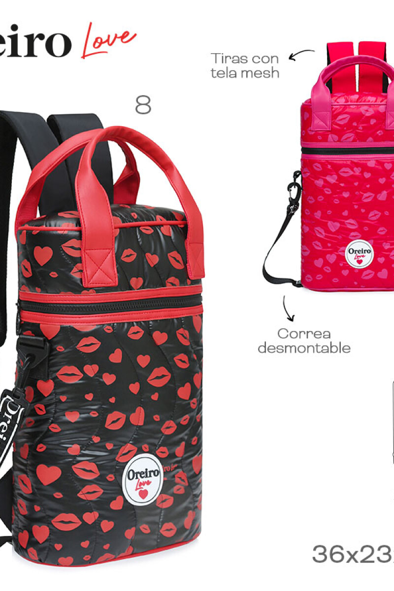 Mochila matera Las Oreiro Negro
