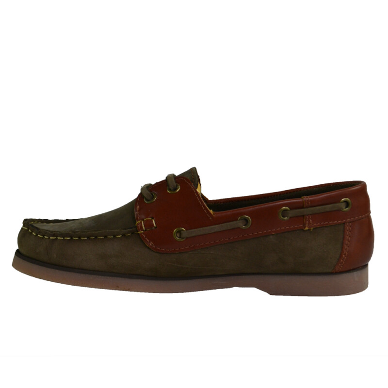 Mocasin Country de Hombre Nautico Nob/nautilus Oliva-cognac