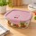 Recipiente Hermético de Vidrio con Tapa Plástica 800 ml Rosado
