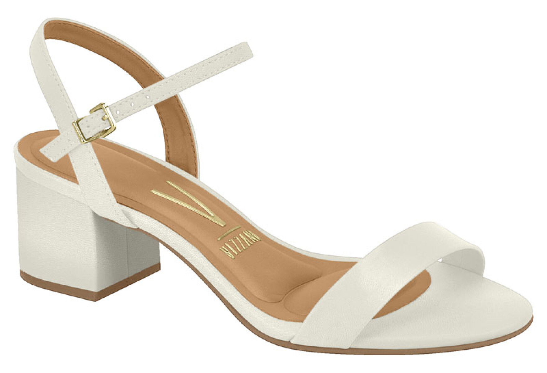Sandalia Vizzano Taco Bajo de Mujer - 6291.900-8389 - Blanco 