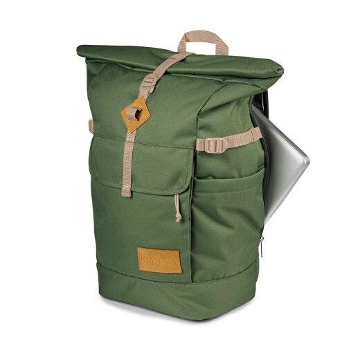 Mochila Jansport Hatchet Rolltop - Verde Mochila Jansport Hatchet Rolltop - Verde