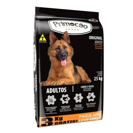 Combo Primocao Comida Adultos Premium 25KG 001