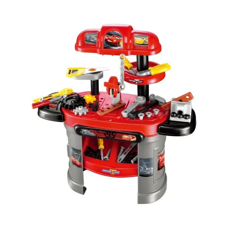 Banco De Trabajo Disney Cars Workshop Con Accesorios ROJO
