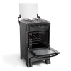 Cocina Mueller Moderatto Combinada 4h Gas/eléctrica Color Negro Cocina Mueller Moderatto Combinada 4h Gas/eléctrica Color Negro