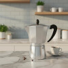 Cafetera Italiana en Aluminio 9 tazas Plateado