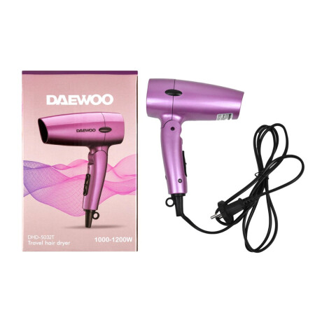 SECADOR DE PELO DAEWOO PARA VIAJE DHD-5032T SECADOR DE PELO DAEWOO PARA VIAJE DHD-5032T