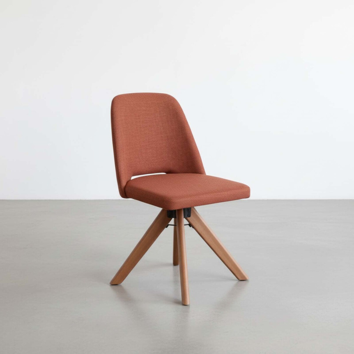 SILLA DE OFICINA - MADERA-Y-TELA AMARILLO HERA 