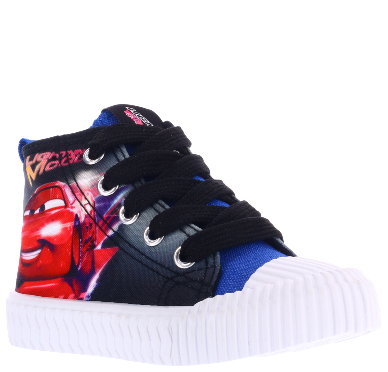 Championes Infantiles Disney Bota Deportiva Cars - Azul - Negro 